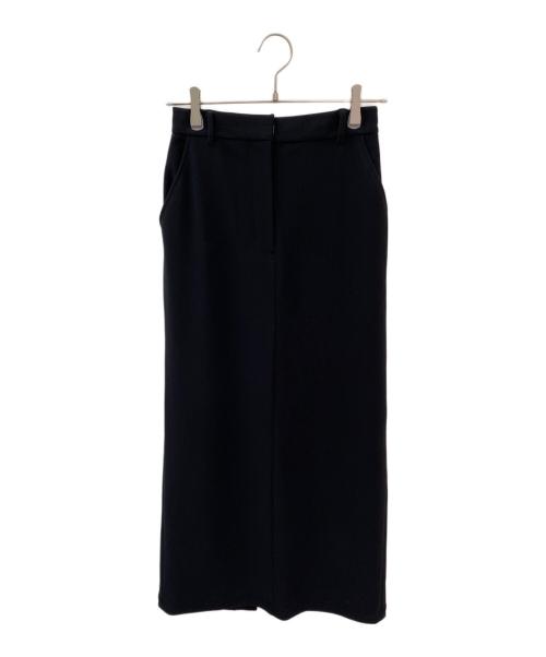 CLANE（クラネ）CLANE (クラネ) RIB STRIPE STRAIGHT SKIRT ブラック サイズ:2の古着・服飾アイテム