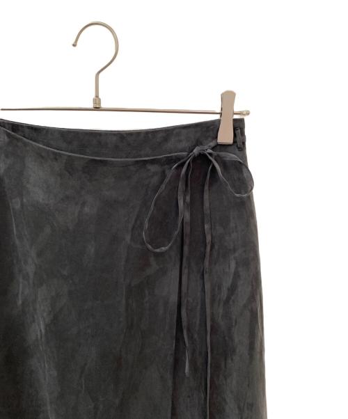 CLANE（クラネ）CLANE (クラネ) 2WAY ADJUST WRAP SKIRT グレー サイズ:2の古着・服飾アイテム