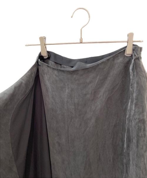 CLANE（クラネ）CLANE (クラネ) 2WAY ADJUST WRAP SKIRT グレー サイズ:2の古着・服飾アイテム