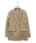 Loungedress（ラウンジドレス）の古着「ダブルジャケット」｜ベージュ