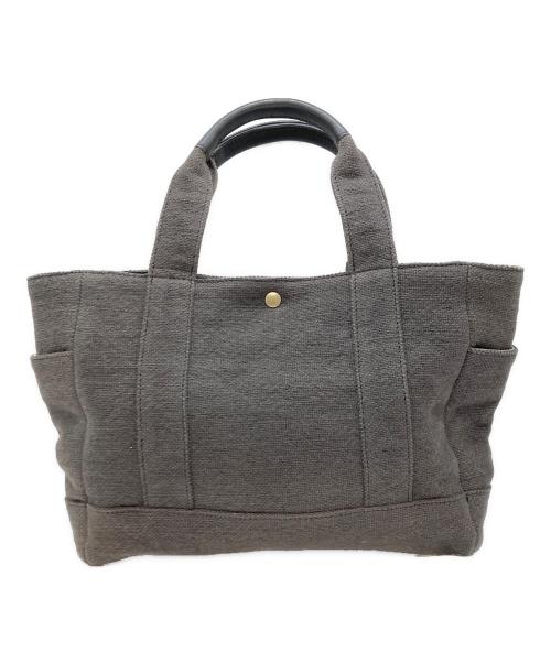 MOTHERHOUSE（マザーハウス）MOTHERHOUSE (マザーハウス) Washed Jute Tote チャコールグレーの古着・服飾アイテム
