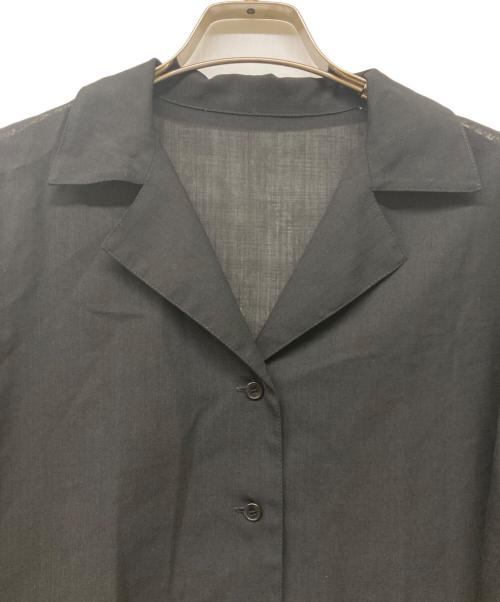 Adam et Rope（アダム エ ロペ）Adam et Rope (アダム エ ロペ) ショートシャツジャケット ブラック サイズ:Freeの古着・服飾アイテム