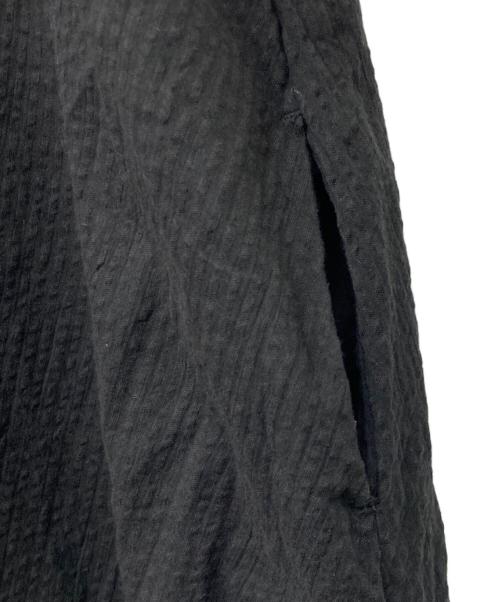 house of lotus（ハウスオブロータス）house of lotus (ハウスオブロータス) 25SS エンブロイダリーサッカーフレンチスリーブワンピース ブラック サイズ:Mの古着・服飾アイテム