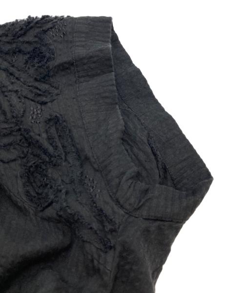 house of lotus（ハウスオブロータス）house of lotus (ハウスオブロータス) 25SS エンブロイダリーサッカーフレンチスリーブワンピース ブラック サイズ:Mの古着・服飾アイテム