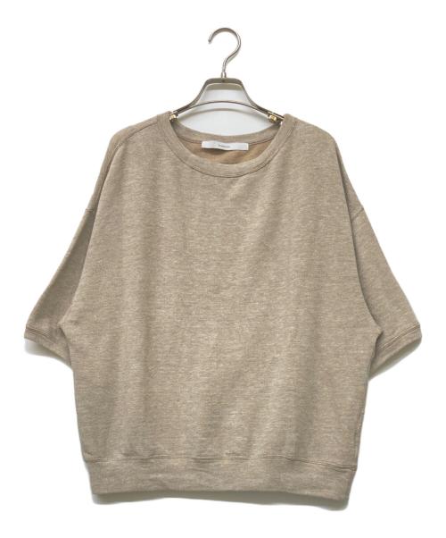 FRAMeWORK（フレームワーク）FRAMeWORK (フレームワーク) LINEN TERRY LOOSEプルオーバー ベージュ サイズ:Freeの古着・服飾アイテム