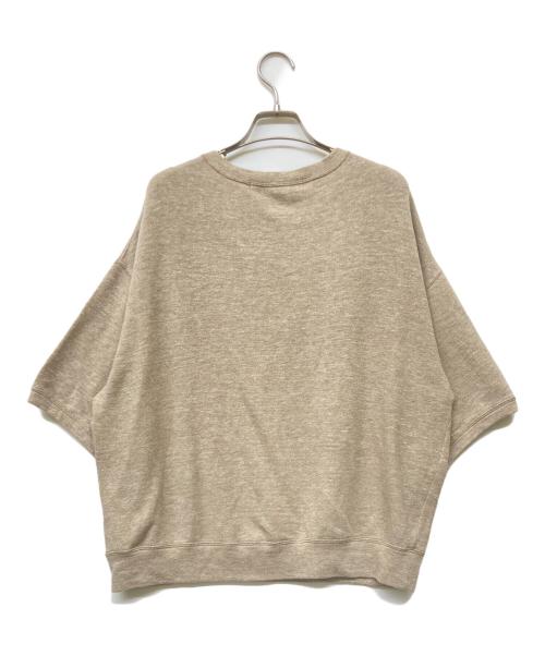 FRAMeWORK（フレームワーク）FRAMeWORK (フレームワーク) LINEN TERRY LOOSEプルオーバー ベージュ サイズ:Freeの古着・服飾アイテム