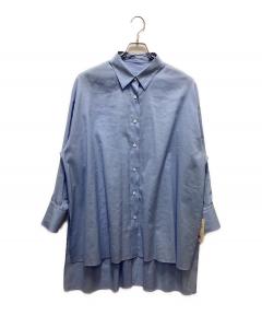 中古・古着通販】BLAMINK (ブラミンク) コットンバンドカラーシャツ