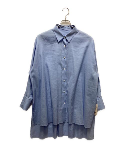 LE PHIL（ル フィル）LE PHIL (ル フィル) トリアセオーガンジーシャツ ライトブルー サイズ:FREE 未使用品の古着・服飾アイテム