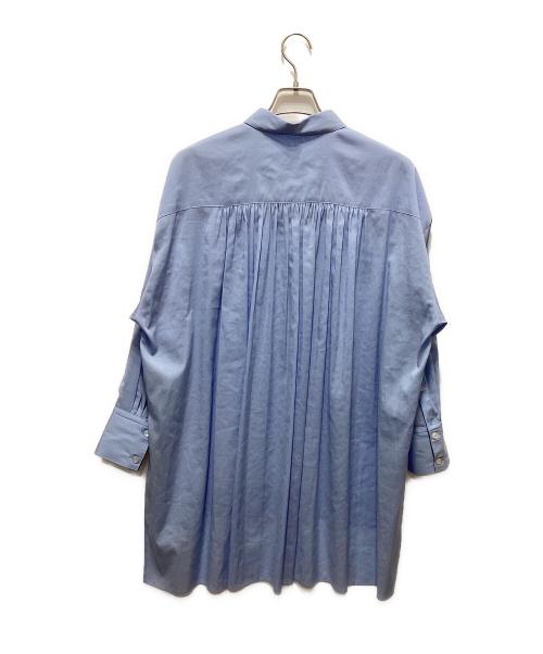 LE PHIL（ル フィル）LE PHIL (ル フィル) トリアセオーガンジーシャツ ライトブルー サイズ:FREE 未使用品の古着・服飾アイテム