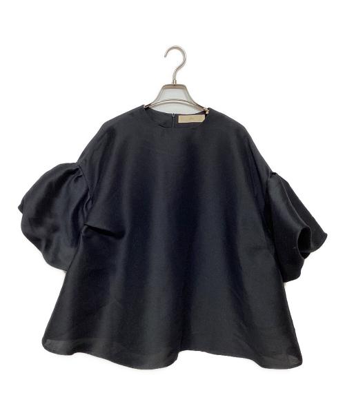 Heve（ヘイヴ）Heve (ヘイヴ) バルーンスリーブブラウス ポリエステルブラウス ブラック サイズ:Freeの古着・服飾アイテム