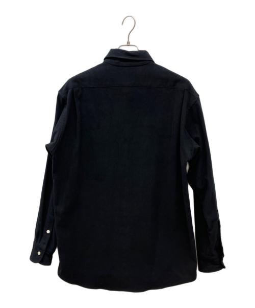 RAKINES（ラキネス）RAKINES (ラキネス) Cotton work flannel B.D. shirt コットンワークフランネルB.Dシャツ ブラック サイズ:2の古着・服飾アイテム
