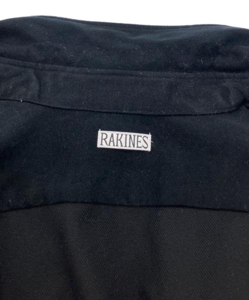 RAKINES（ラキネス）RAKINES (ラキネス) Cotton work flannel B.D. shirt コットンワークフランネルB.Dシャツ ブラック サイズ:2の古着・服飾アイテム