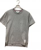 Thom Browneトムブラウン）の古着「ジャージー リラックス サイド スリット Tシャツ」｜グレー