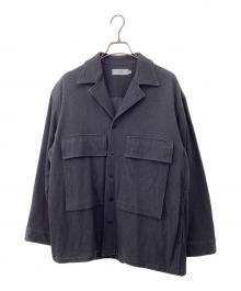 Graphpaper（グラフペーパー）の古着「Hard Twill Fatigue Jacket」｜グレー