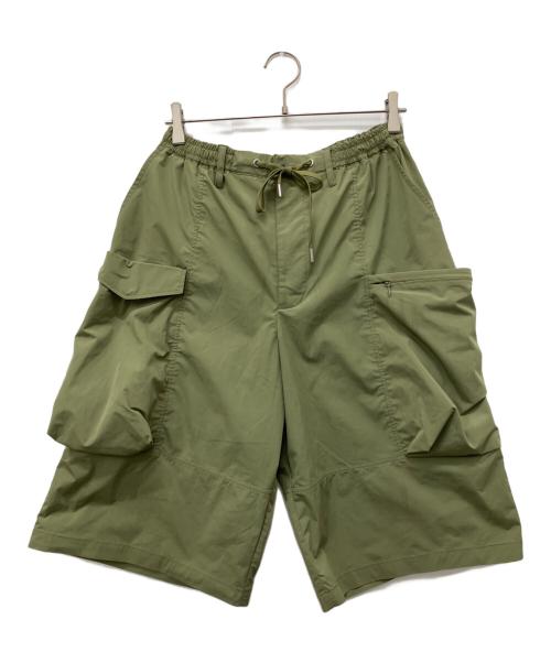 NULL TOKYO（ヌル トウキョウ）Null Tokyo (ヌル トウキョウ) OUTSIDE SHORTS カーキ サイズ:Lの古着・服飾アイテム