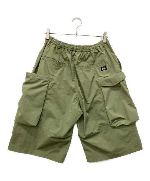 NULL TOKYO（ヌル トウキョウ）Null Tokyo (ヌル トウキョウ) OUTSIDE SHORTS カーキ サイズ:Lの古着・服飾アイテム