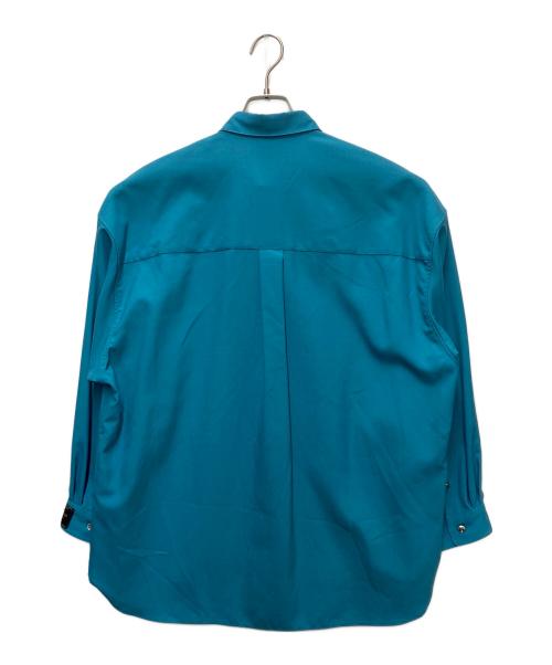 MAISON SPECIAL（メゾンスペシャル）MAISON SPECIAL (メゾンスペシャル) ションヘルプライムオーバーシャツ ブルー サイズ:SIZE 0の古着・服飾アイテム