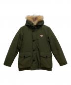 DANTONダントン）の古着「ファー付ダウンコート」｜グリーン