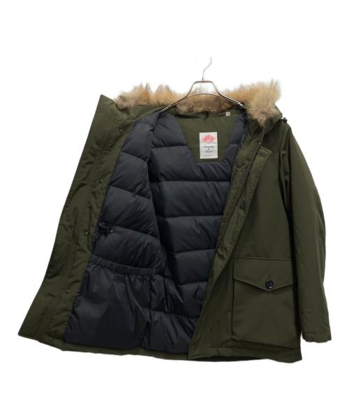 DANTON（ダントン）DANTON (ダントン) ファー付ダウンコート グリーン サイズ:42の古着・服飾アイテム