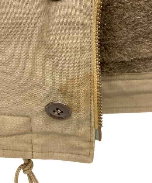 COOTIE PRODUCTIONS（クーティープロダクツ）COOTIE PRODUCTIONS (クーティープロダクツ) N-1 襟ボアデッキジャケット ブラウン サイズ:Mの古着・服飾アイテム