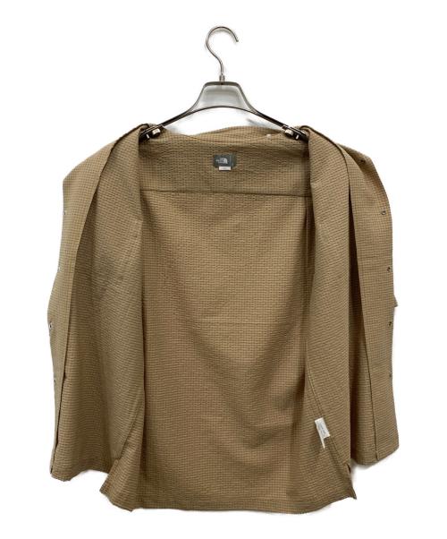 THE NORTH FACE（ザ ノース フェイス）THE NORTH FACE (ザ ノース フェイス) S/S Seersucker Vent Mesh Shirt カーキ サイズ:Sの古着・服飾アイテム