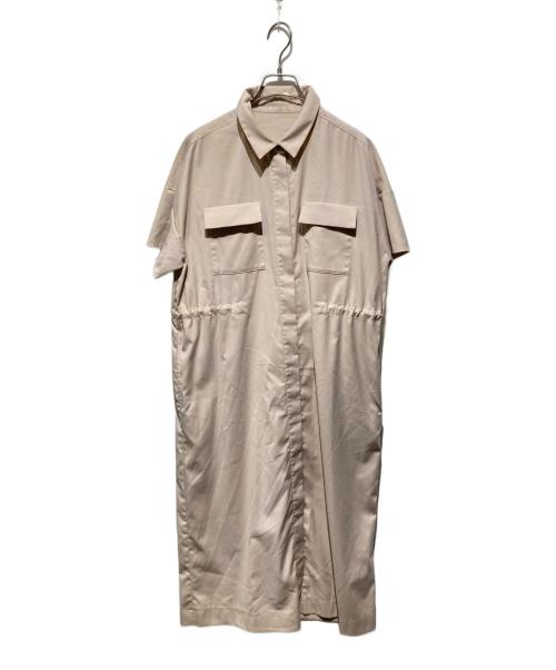 SOEJU（ソージュ）SOEJU (ソージュ) ロングシャツワンピース ベージュ サイズ:FREEの古着・服飾アイテム