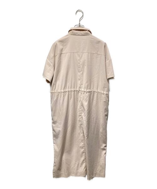 SOEJU（ソージュ）SOEJU (ソージュ) ロングシャツワンピース ベージュ サイズ:FREEの古着・服飾アイテム