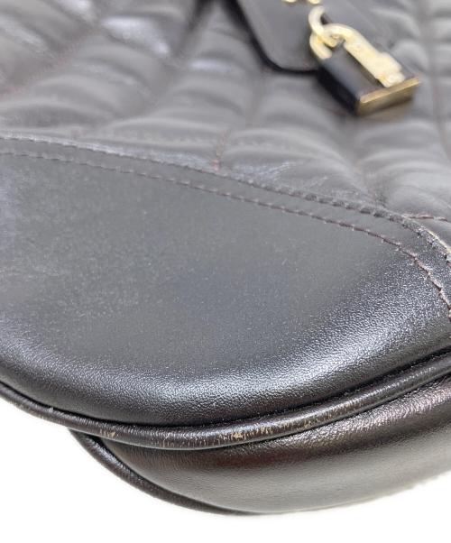 BURBERRY（バーバリー）BURBERRY (バーバリー) キルティング ホーボー ショルダーバッグ　BURBERRY（バーバリー）　ITEFFSRL814FIR ダークブラウンの古着・服飾アイテム