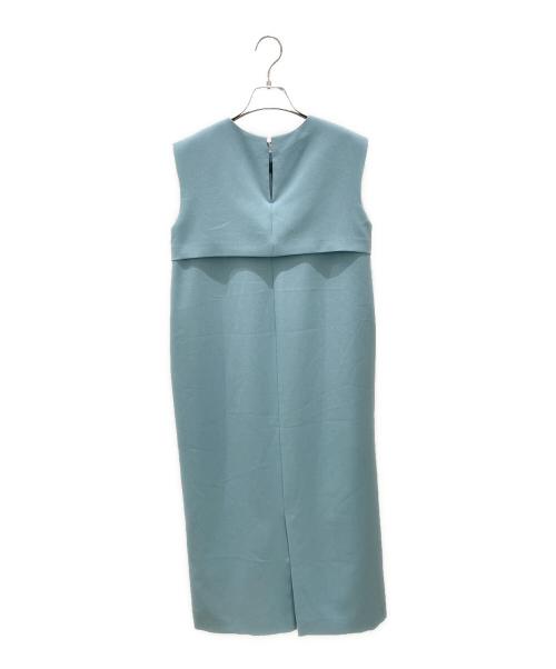 Noble（ノーブル）Noble (ノーブル) コクーンマキシワンピース ブルー サイズ:36の古着・服飾アイテム