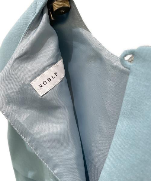Noble（ノーブル）Noble (ノーブル) コクーンマキシワンピース ブルー サイズ:36の古着・服飾アイテム