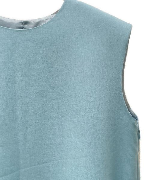 Noble（ノーブル）Noble (ノーブル) コクーンマキシワンピース ブルー サイズ:36の古着・服飾アイテム