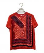 HERMESエルメス）の古着「シルクカシミヤ半袖ニット」｜レッド