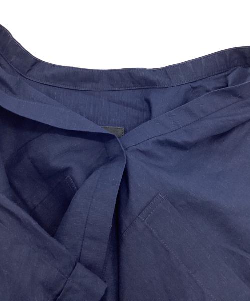 JOURNAL STANDARD（ジャーナルスタンダード）JOURNAL STANDARD (ジャーナルスタンダード) ハードマンズリネンコットンフレンチスリーブスキッパーシャツ ネイビー サイズ:Freeの古着・服飾アイテム