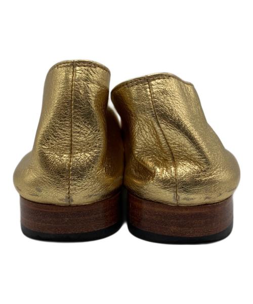 MARTINIANO（マルティニアーノ）MARTINIANO (マルティニアーノ) GLOVEフラットシューズ ゴールド サイズ:37 1/2の古着・服飾アイテム