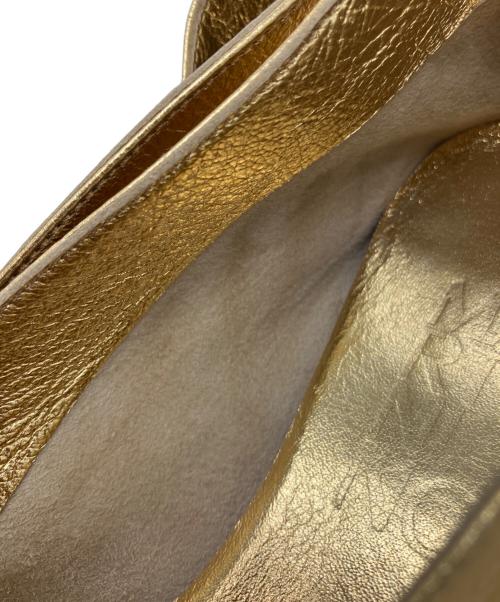 MARTINIANO（マルティニアーノ）MARTINIANO (マルティニアーノ) GLOVEフラットシューズ ゴールド サイズ:37 1/2の古着・服飾アイテム