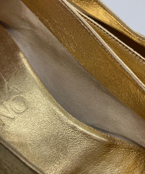 MARTINIANO（マルティニアーノ）MARTINIANO (マルティニアーノ) GLOVEフラットシューズ ゴールド サイズ:37 1/2の古着・服飾アイテム