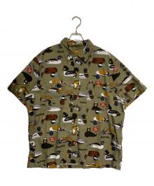 HUMAN MADE（ヒューマンメイド）の古着「duck short sleeve shirt」｜オリーブ