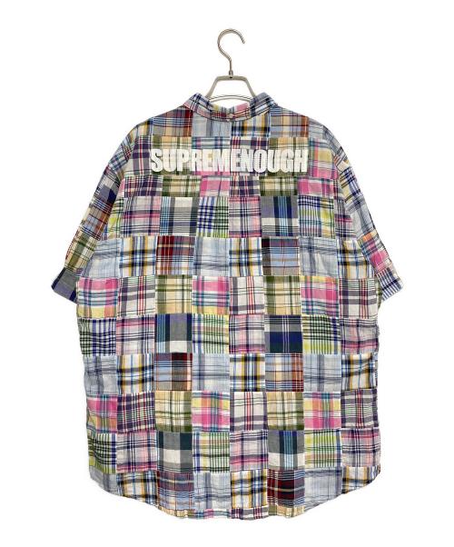 SUPREME（シュプリーム）Supreme (シュプリーム) GOODENOUGH Patchwork S/S Shirt ブルー サイズ:XLの古着・服飾アイテム
