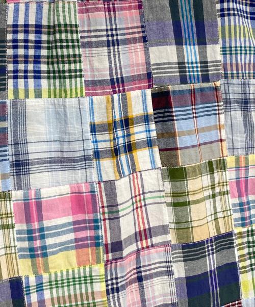 SUPREME（シュプリーム）Supreme (シュプリーム) GOODENOUGH Patchwork S/S Shirt ブルー サイズ:XLの古着・服飾アイテム