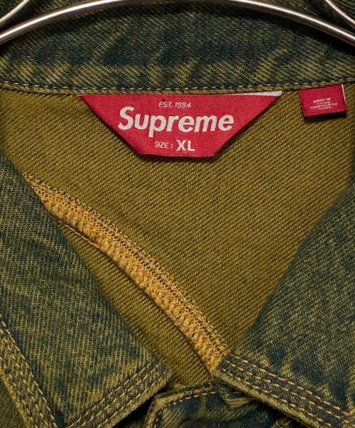 SUPREME（シュプリーム）SUPREME (シュプリーム) S Logo Denim Trucker Jacket Dirty サイズ:XLの古着・服飾アイテム