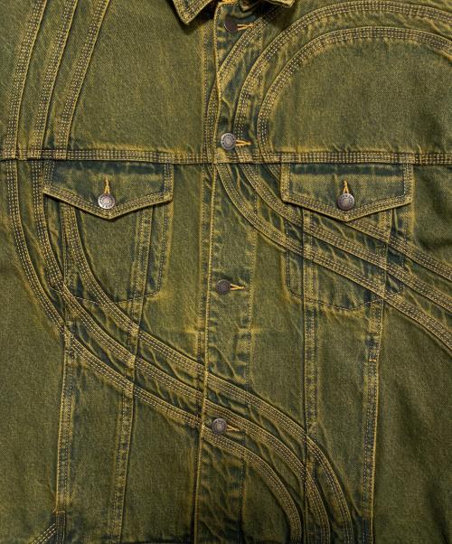 SUPREME（シュプリーム）SUPREME (シュプリーム) S Logo Denim Trucker Jacket Dirty サイズ:XLの古着・服飾アイテム