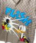 中古・古着 GUCCI (グッチ) DISNEY (ディズニー) Flash Print Silk Short Sleeve Shirt グレー サイズ:48：50000円