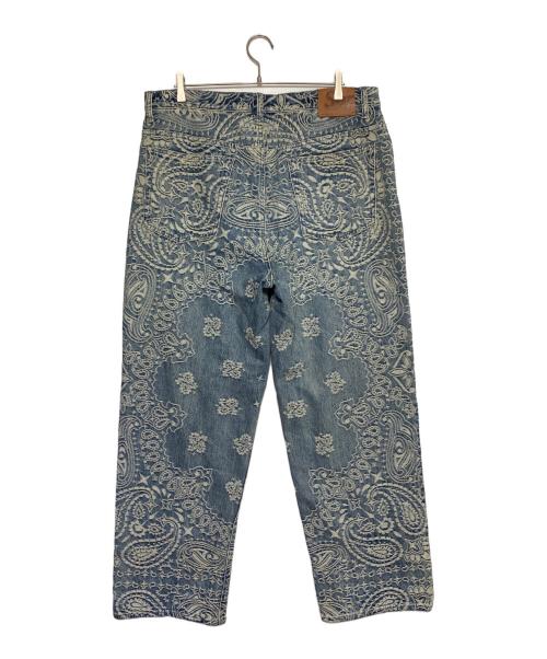 SUPREME（シュプリーム）SUPREME (シュプリーム) Bandana Jacquard Baggy Jean ブルー サイズ:34の古着・服飾アイテム