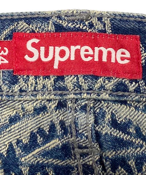 SUPREME（シュプリーム）SUPREME (シュプリーム) Bandana Jacquard Baggy Jean ブルー サイズ:34の古着・服飾アイテム