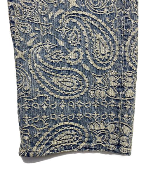 SUPREME（シュプリーム）SUPREME (シュプリーム) Bandana Jacquard Baggy Jean ブルー サイズ:34の古着・服飾アイテム