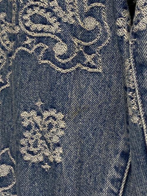 SUPREME（シュプリーム）SUPREME (シュプリーム) Bandana Jacquard Baggy Jean ブルー サイズ:34の古着・服飾アイテム