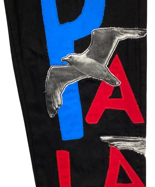 PALACE（パレス）PALACE (パレス) Jean Charles de Castelbajac (ジャン・シャルル・ドゥ・カステルバジャック) JCC DENIM JEAN ブラック サイズ:34の古着・服飾アイテム