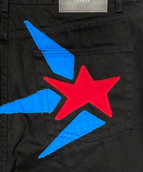 PALACE（パレス）PALACE (パレス) Jean Charles de Castelbajac (ジャン・シャルル・ドゥ・カステルバジャック) JCC DENIM JEAN ブラック サイズ:34の古着・服飾アイテム