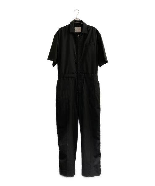 sacai（サカイ）sacai (サカイ) Suiting Jumpsuits ブラック サイズ:2の古着・服飾アイテム