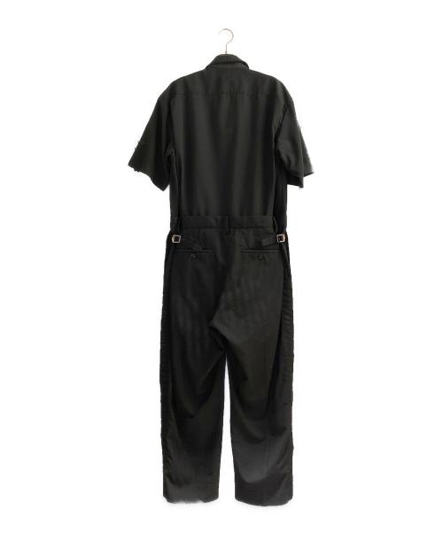 sacai（サカイ）sacai (サカイ) Suiting Jumpsuits ブラック サイズ:2の古着・服飾アイテム